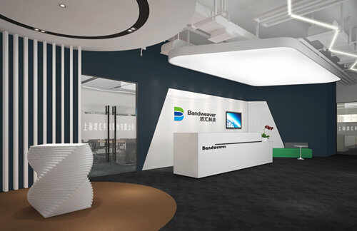 高端大气公司前台图片