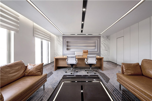 公司经理办公室装潢效果图片