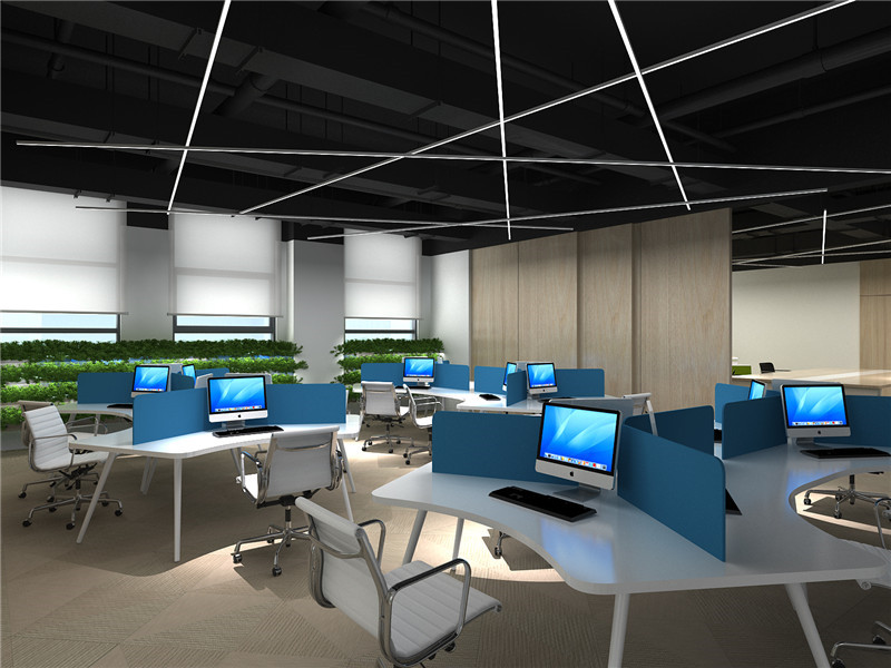 时尚的科技公司办公室设计效果图