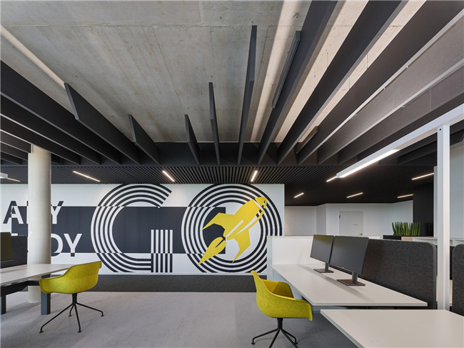 工业风绿色办公室设计