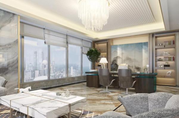 上海小型轻奢风办公室装修