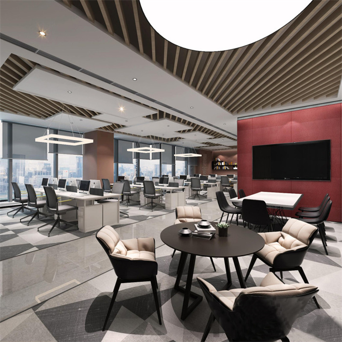 上海办公室设计的明暗搭配